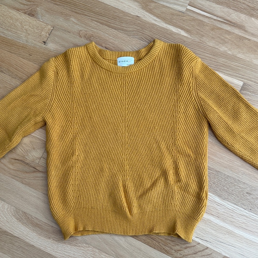 Elodie Golden Knit Sweater